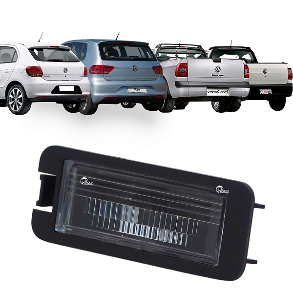 Luz Da Placa Sem Soquete Volkswagen Gol G6 Saveiro G5 G6 G7 Fox