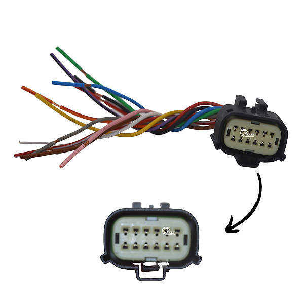 Conector Plug Para Farol Chevrolet Cruze Ltz Led 2017 À 2019