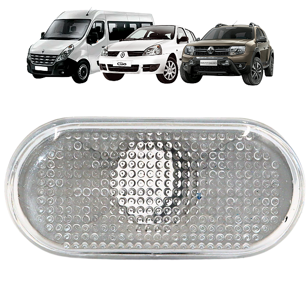 Pisca Lanterna Lateral Seta Paralama Clio Duster Kangoo Master Cristal