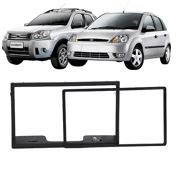 Moldura 2 Din Multimidia Dvd Mp5 Chinês Golf Fox Polo Hatch Sedan SpaceFox CrossFox