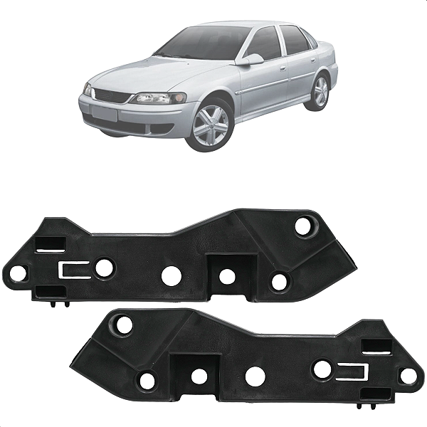 Par Guia Suporte Parachoque Dianteiro Vectra 1997 1998 1999 2000 2001 2002 2003 2004 2005