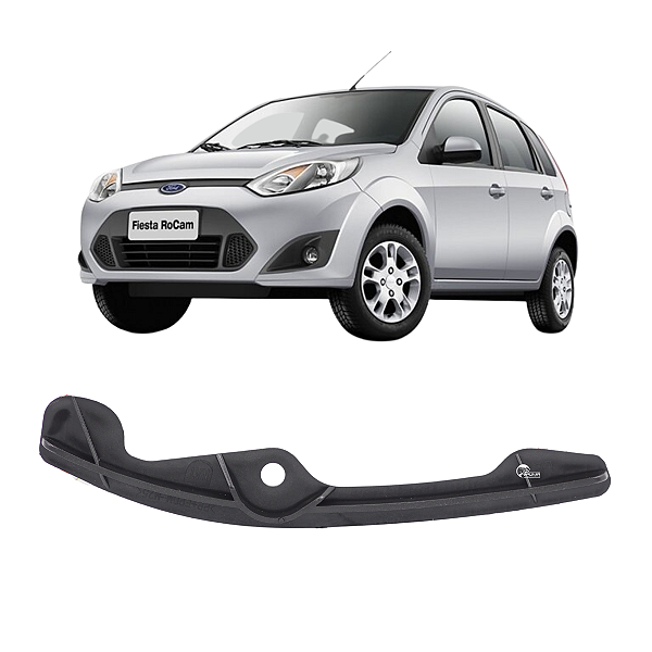 Suporte Guia Para-choque Traseiro Fiesta Hatch Rocam 2007 Até 2014 Lado Esquerdo