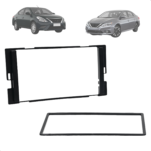 Moldura 2 Din Multimidia Mp5 Nissan Sentra Versa March