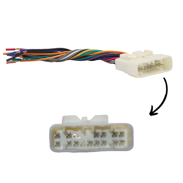 Chicote Para Radio Plug Adaptador Conector S10 Chevrolet