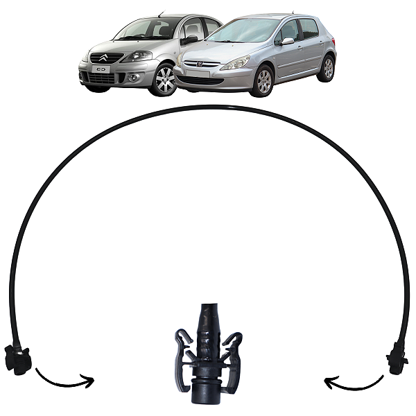 Mangueira Reservatório Radiador Citroen C3 C4 Peugeot 307 206