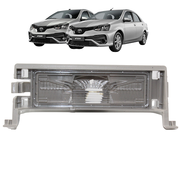 Lanterna Luz Da Placa Sem Soquete Etios Sedan Toyota Etios 2012 Até 2019