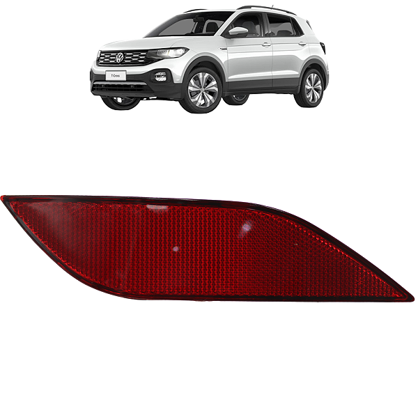 Lente Olho De Gato Parachoque Traseiro T-cross 2019 2020 2021 2022