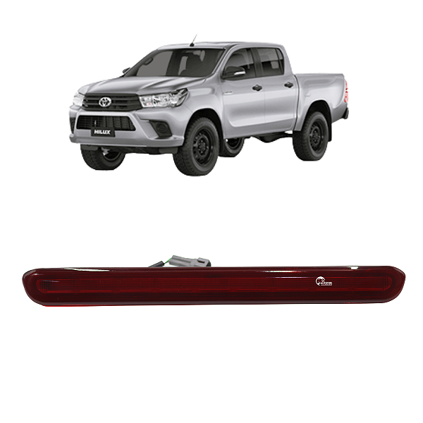 Brake Light Luz De Freio Vermelho Com Chicote Hilux 2016 2017 2018 2019 2020 2021 2022