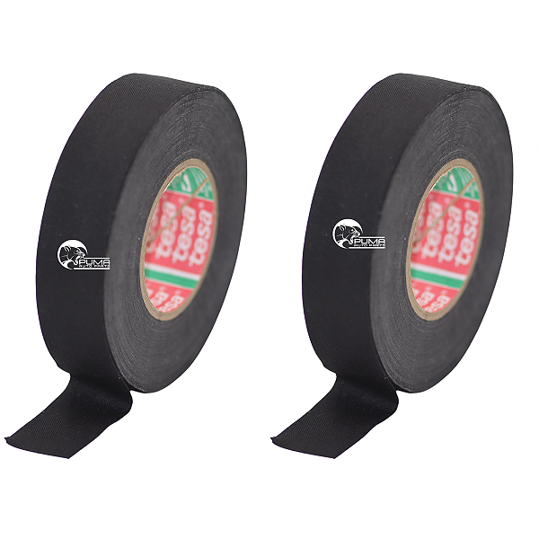 Kit 02 Fita Isolante Tecido Para Chicote Automotivo 25m Tesa