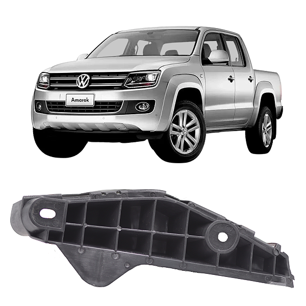 Suporte Guia para choque Dianteiro Amarok Lado Esquerdo 2010 até 2016