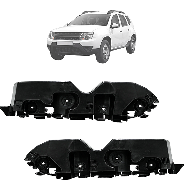 Par Guia Parachoque Dianteiro Duster 2011 Até 2020 Oroch 2015 Até 2020