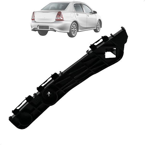 Suporte Guia  Para-choque Traseiro Etios 2013 2014 Até 2021