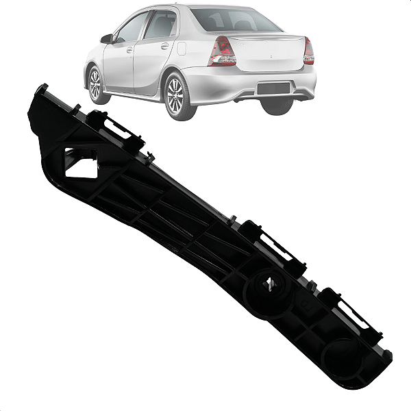 Guia do Parachoque Traseiro Lado Esquerdo Para Etios 2013 2014 2015 Até 2021