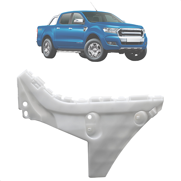 Guia Parachoque Dianteiro Do Lado Esquerdo Ranger 2019 até 2023