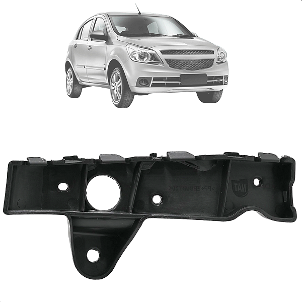 Guia Parachoque Dianteiro Agile 2010 Até 2014 Montana 2011 Até 2021 Lado Esquerdo