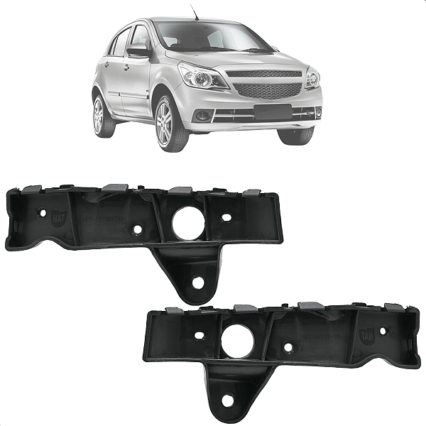 Par Guia Parachoque Dianteiro Agile 2010 Até 2014 Montana 2011 Até 2021