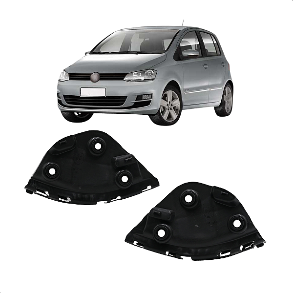 Par Guia Suporte Parachoque Dianteiro Fox 2010 A 2014