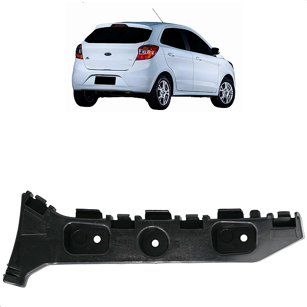 Guia do Parachoque Traseiro Ka Hatch 2015 Até 2018 Esquerdo