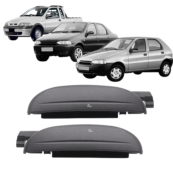 Par Maçaneta Externa Dianteira Strada 1999 2000 2001 Palio Siena 1996 1997 1998 1999 2000