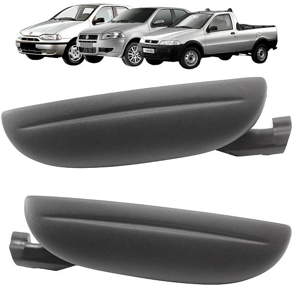 Par Maçaneta Externa Dianteira Strada 1999 2000 2001 Palio Siena 1996 1997 1998 1999 2000