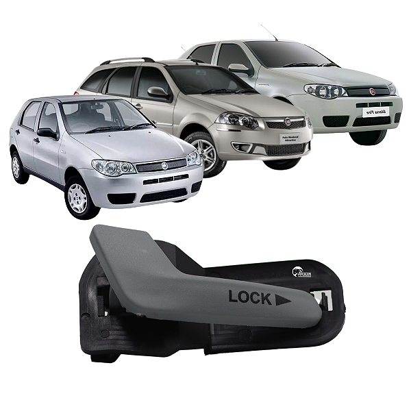 Maçaneta Interna Lado Esquerdo Palio Weekend Siena 2004 2005 2006 2007 2008 2009 2010 2011 2012