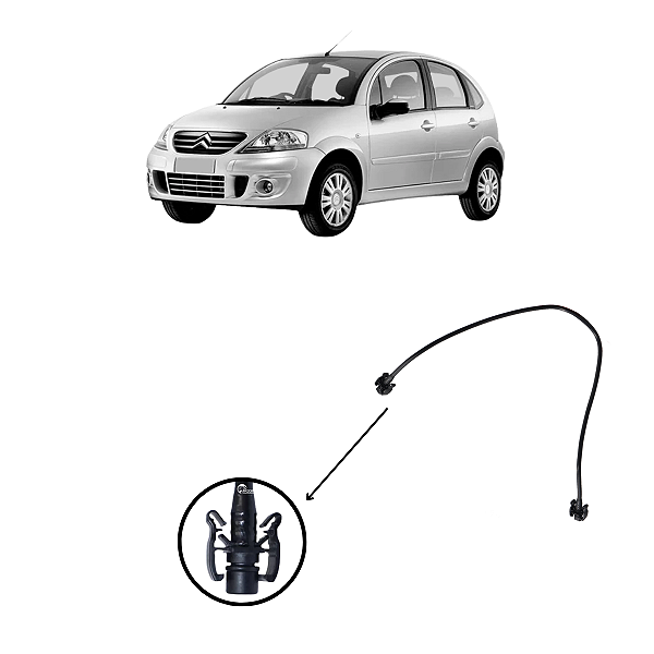 Mangueira Reservatório Radiador Citroen C3 1.4 1.6 8v 16v 2003 até 2012 1307xh