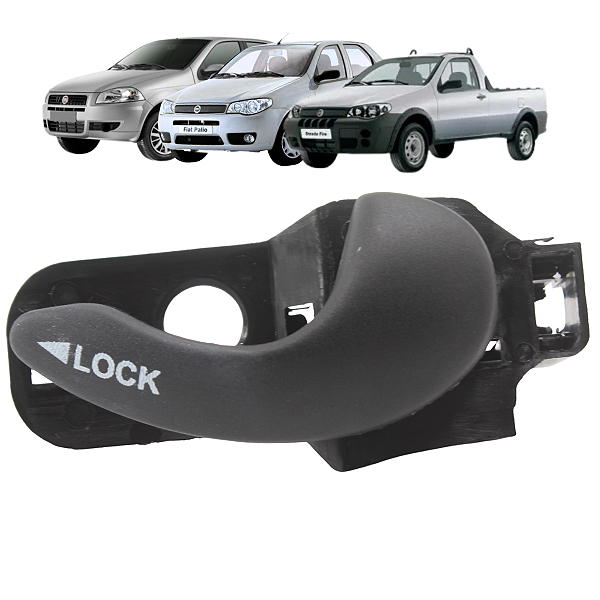 Puxador Maçaneta Siena Doblo Cargo Strada Palio G1 Week Palio Doblo Interna Dianteira