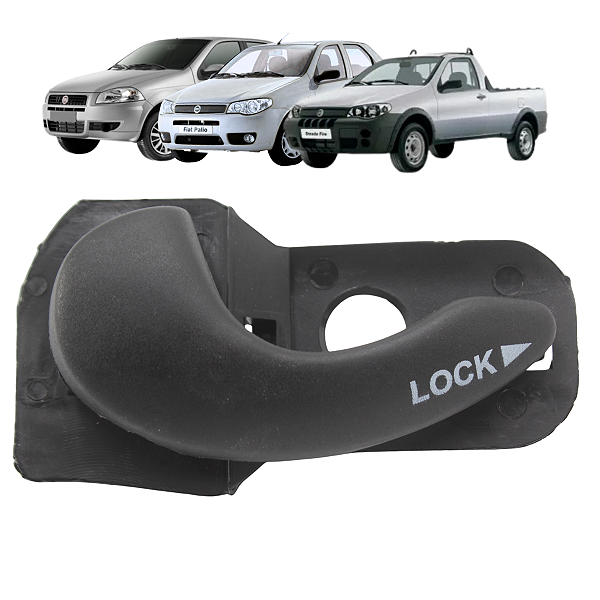 Maçaneta Interna Esquerda Traseira Palio Weekend Siena G2 Palio Young Siena Weekend G1