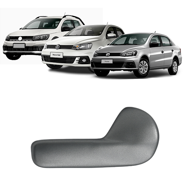 Maçaneta Interna Gatilho Porta VW Gol Saveiro G5 G6 G7 Voyage G5 G6 Cinza