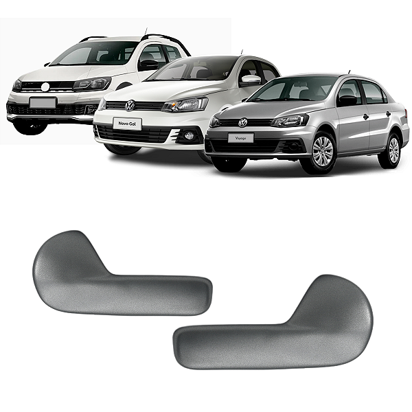 2 Maçaneta Gatilho Puxador Interno Gol G6 2 Portas Voyage Saveiro Gol G5 G6 G7 Cinza
