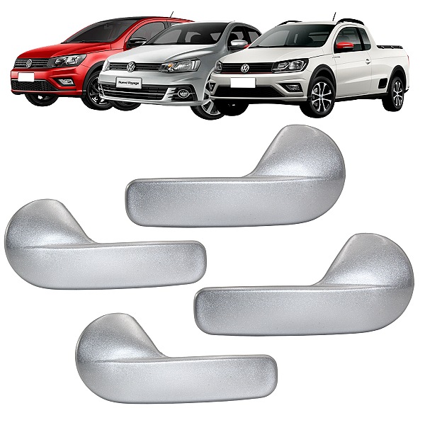 Kit Maçaneta Puxador Porta Voyage G5 G6 Gol G5 G6 G7 2009 2010 2011 2012 Até 2018