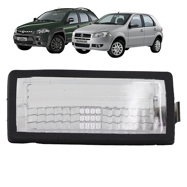 Lanterna Luz Placa Com Soquete Fiat Palio 2004 Até 2008 Weekend 2004 Até 2017