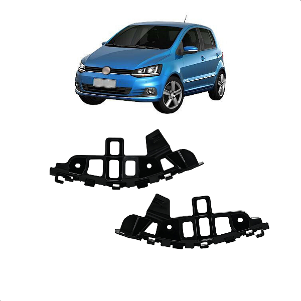 Kit Guia Para Choque Dianteiro Vw Fox 2015 2016 2017 2018 2019 2020 2022