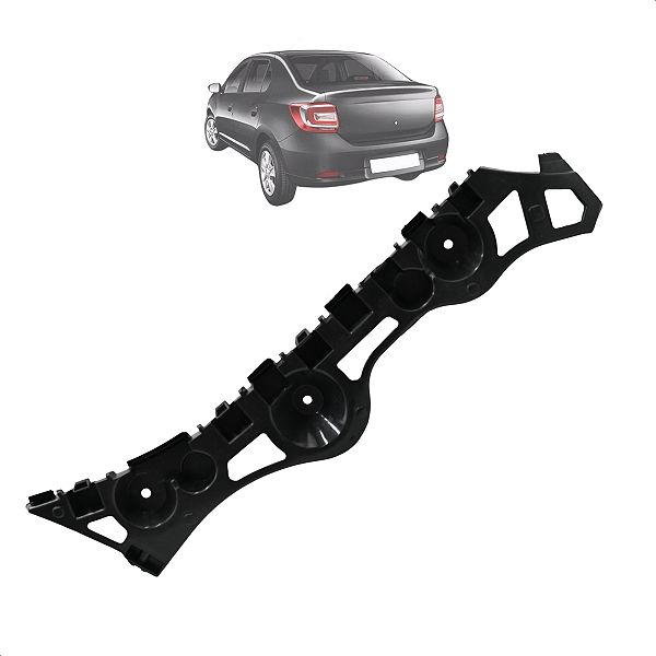 Guia Suporte Parachoque Traseiro Logan 2015 2016 2017 2018 2019 2020 2021 2022 Esquerdo