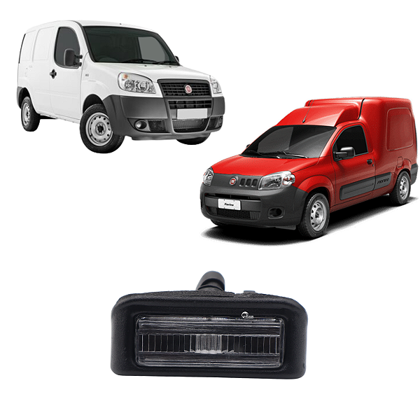 Lanterna de Placa Doblo 2002 A 2021 Fiorino 2013 A 2021 Com Soquete