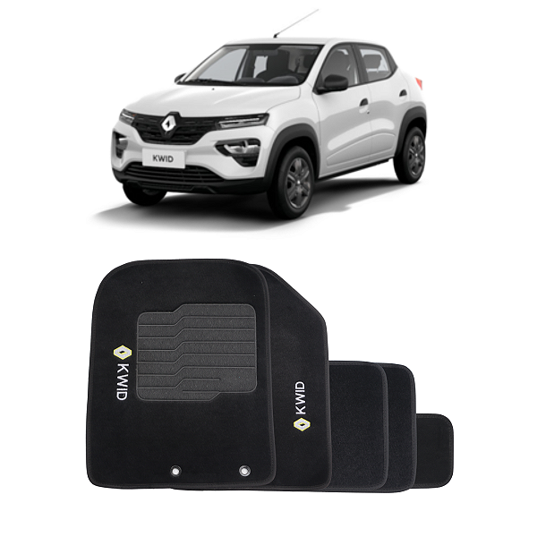 Tapete Carpete Kwid 2017 2018 2019 2020 2021 2022 Preto