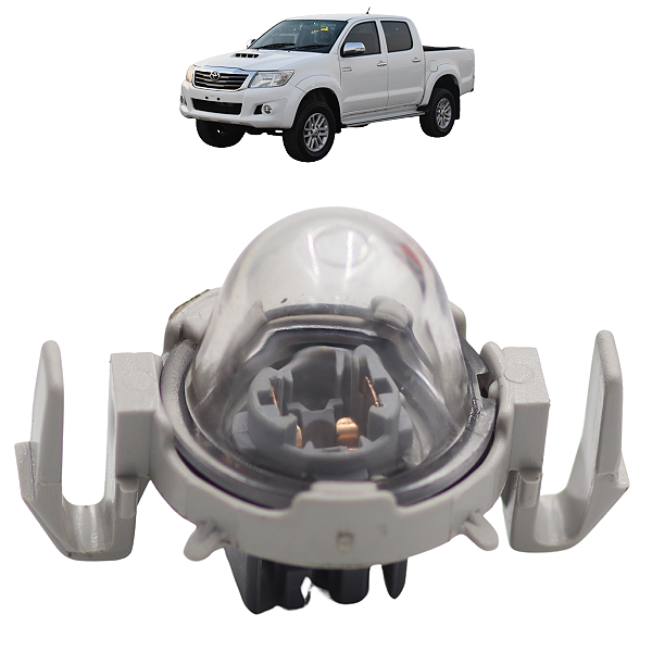 Lanterna Luz Placa Hilux 2005 2006 2007 2008 2009 2010 2011 2012 2013 2014 Com Soquete