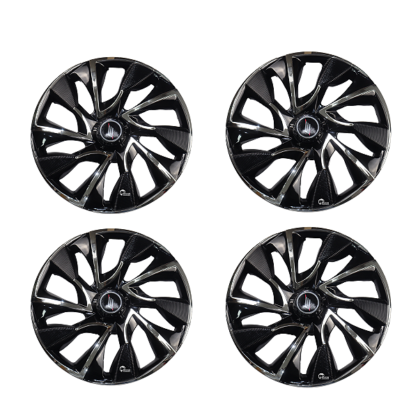 Jogo 4 Calotas Prata Universal DS4 Silver Cup