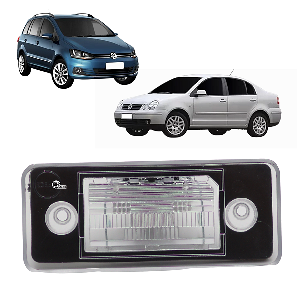 Lanterna Da Luz De Placa Polo Sedan 2002 Até 2014 Spacefox 2006 Até 2014