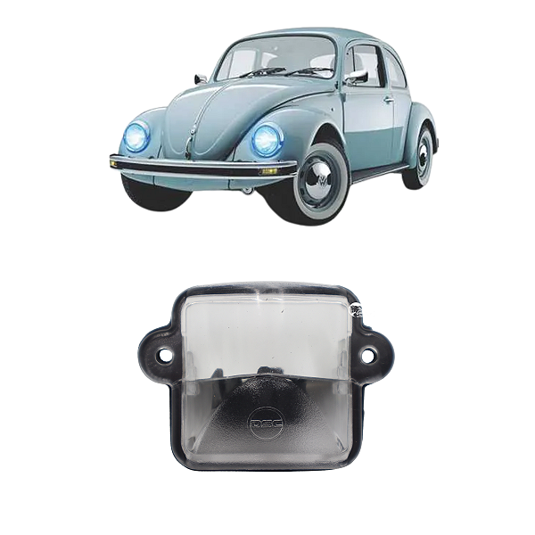 Lanterna De Placa Com Soquete VW Fusca Todos Até 1996