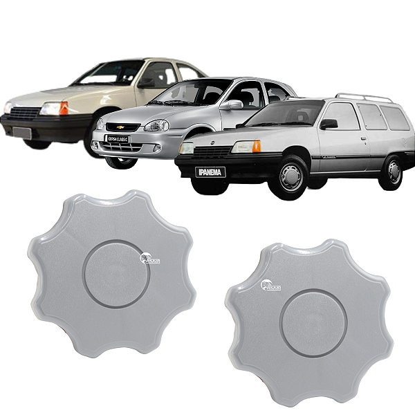 2 Manopla Reguladora Banco Corsa Hatch Ipanema Kadett Omega Monza Sedan Cinza