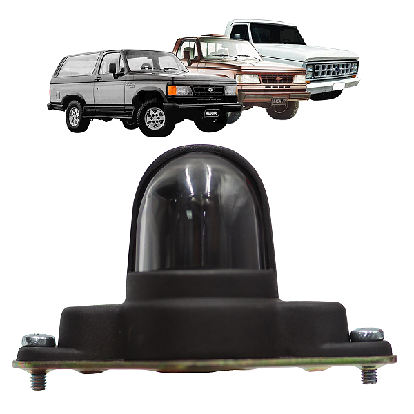 Luz De Placa Chevrolet A20 C20 D20 Bonanza 1985 1986 1987 1988 1989 1990 Até 1996