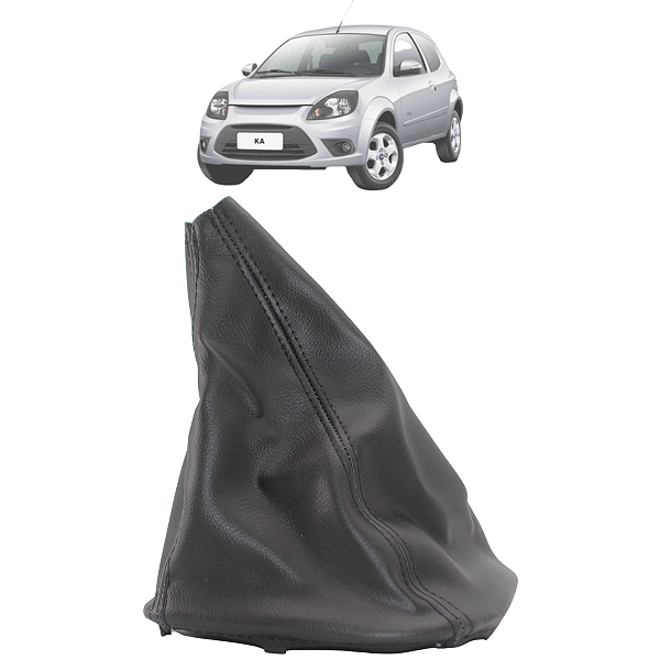 Coifa Guarda Pó Ford Ka 2008 A 2013 Em Courvin Preto C/base