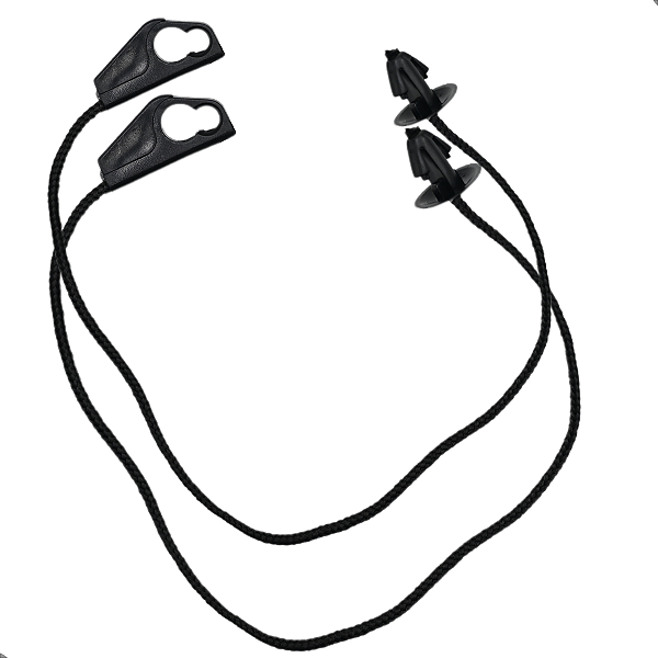 Par Cordão Bagagito Tampão Porta Malas Fox Gol Parati G2 G3 G4 Polo