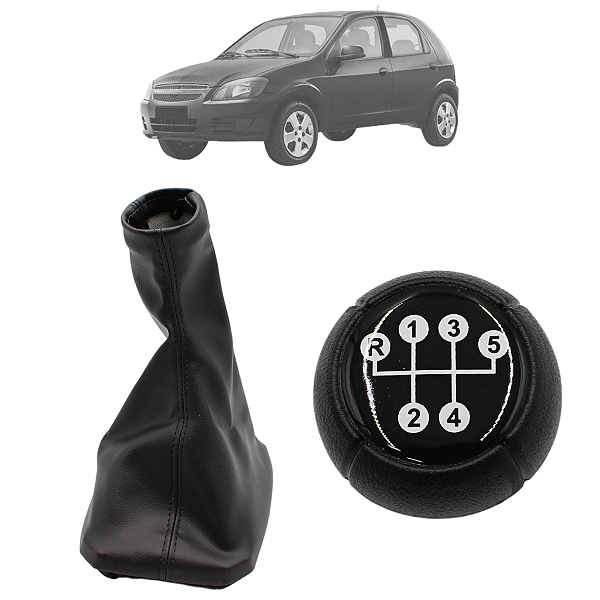 Bola Manopla Coifa Capa Do Câmbio Gm Celta 2000 A 2015 Com Base