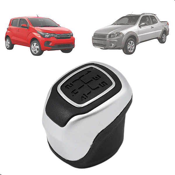 Manopla De Câmbio Novo Uno Mobi Idea Strada Palio Siena