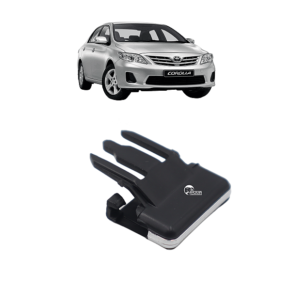 Botão Direcionador Difusor De Ar Corolla 2009 Até 2014 Cor:Preto