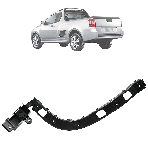 Guia Para Choque Traseiro Montana 2011 2012 2013 2014 2015 2016 2017 2018 2019 2020 2021 Esquerdo