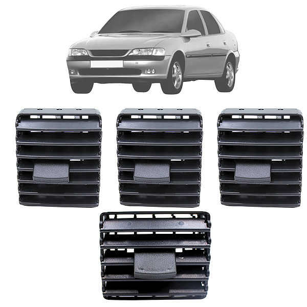 Kit 4 Difusor Ar Central Lateral Vectra 1997 1998 Até 2005