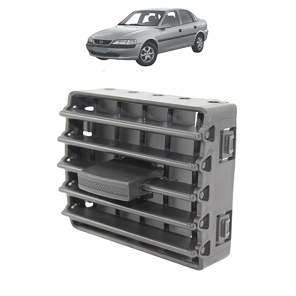 Grade Difusor Saída Ar Vectra 1997 1998 1999 2000 2001 2002 2003 2004 2005 Grafite